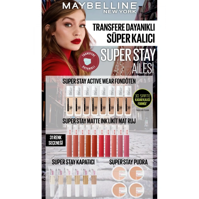 Maybelline New York Super Stay Matte Ink Likit Mat Ruj - 320 Individualist- Kırmızı