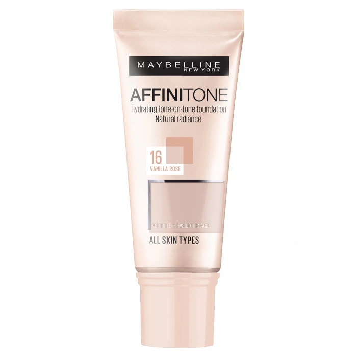 Maybelline New York Nemlendirme Etkili Fondöten - Affinitone Foundation 16 Vanilla Rose 30 ml