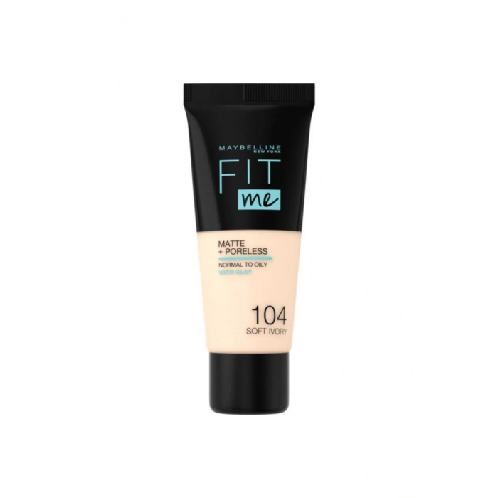 Maybelline New York Fit Me Matte + Poreless Fondöten - 104 Soft Ivory