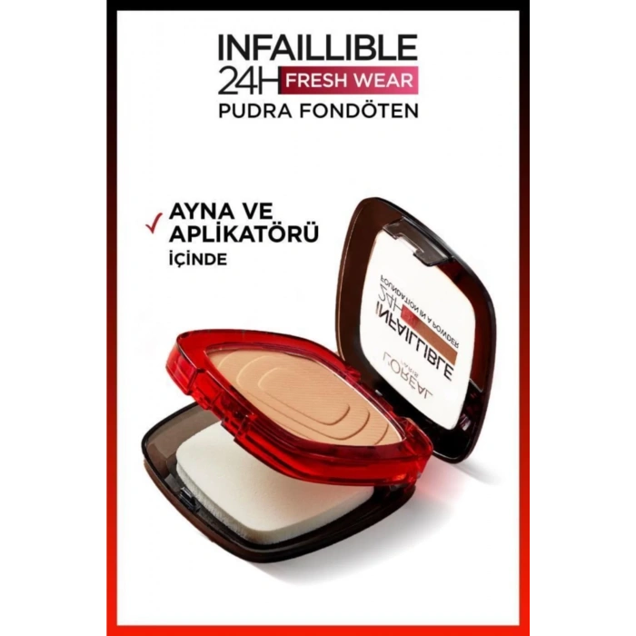 Loreal Paris Infaillible 24h Fresh Wear Pudra Fondöten 140 Golden Beige