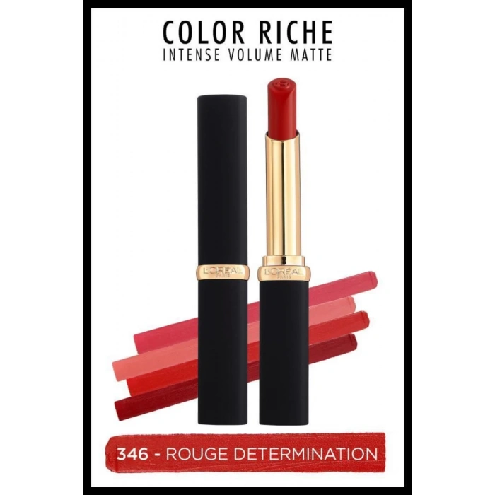 Loreal Paris Color Riche Intense Volume Matte Ruj - 346 Rouge Determination