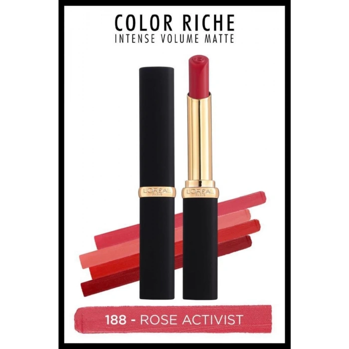 Loreal Paris Color Riche Intense Volume Matte Ruj - 188 Rose Activist
