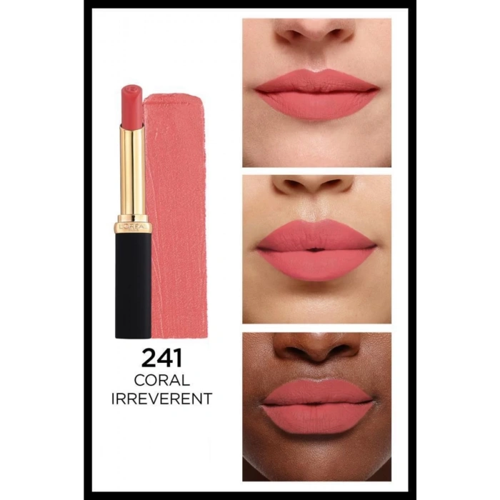 Loreal Paris Color Riche Intense Volume Matte Ruj - 241 Coral Irreverent