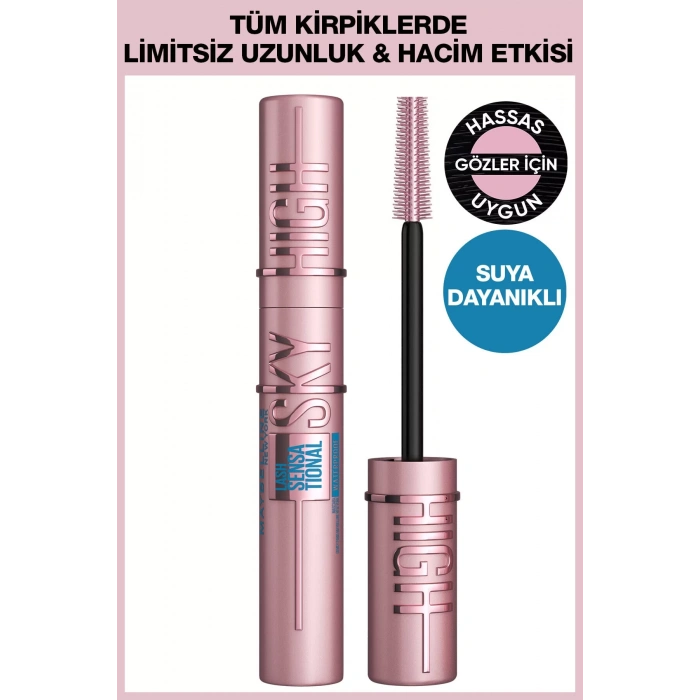 Maybelline New York Lash Sensational Sky High Suya Dayanıklı Waterproof Maskara