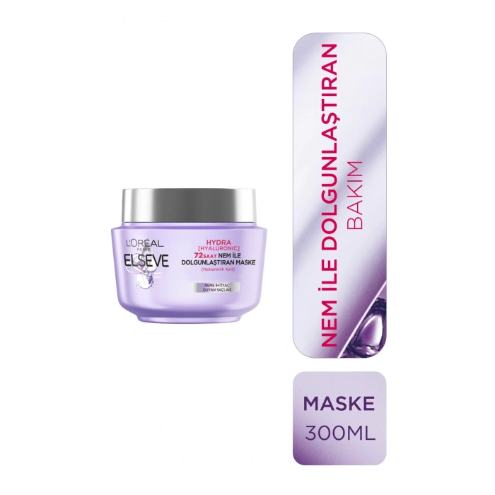 ELSEVE Hydra hyaluronic 72 Saat Nem İle Dolgunlaştıran Maske 300 ml
