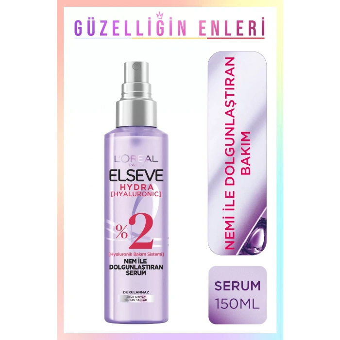 ELSEVE Hydra [hyaluronic] Nem İle Dolgunlaştıran Serum 150 ml
