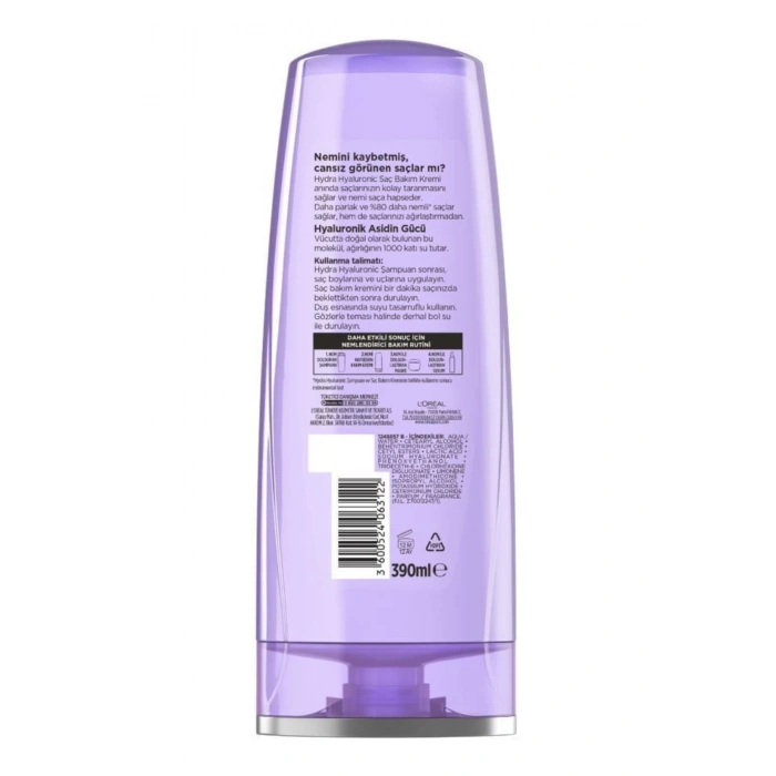 ELSEVE Hydra [hyaluronic] Nemi Hapseden Saç Bakım Kremi 390 ml