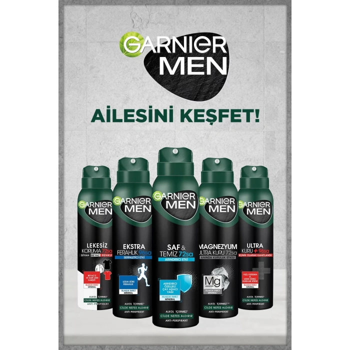 Garnier Men Magnezyum Ultra Kuru Sprey Deodorant