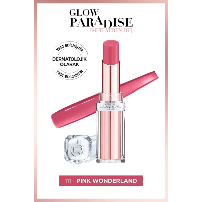 Loreal Paris Glow Paradise Balm-in-lipstick - Işıltı Veren Ruj 111 Pink Wonderland