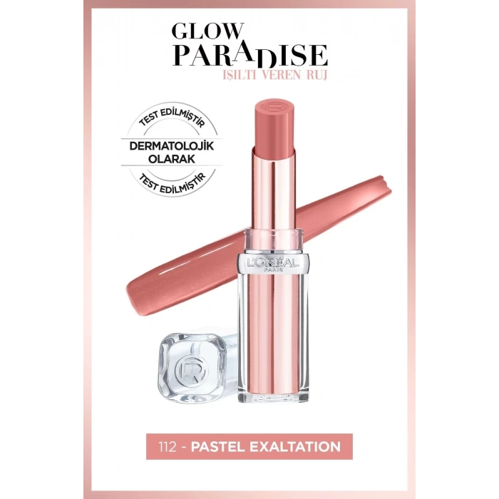 Loreal Paris Glow Paradise Balm-in-lipstick - Işıltı Veren Ruj 112 Pastel Exaltation