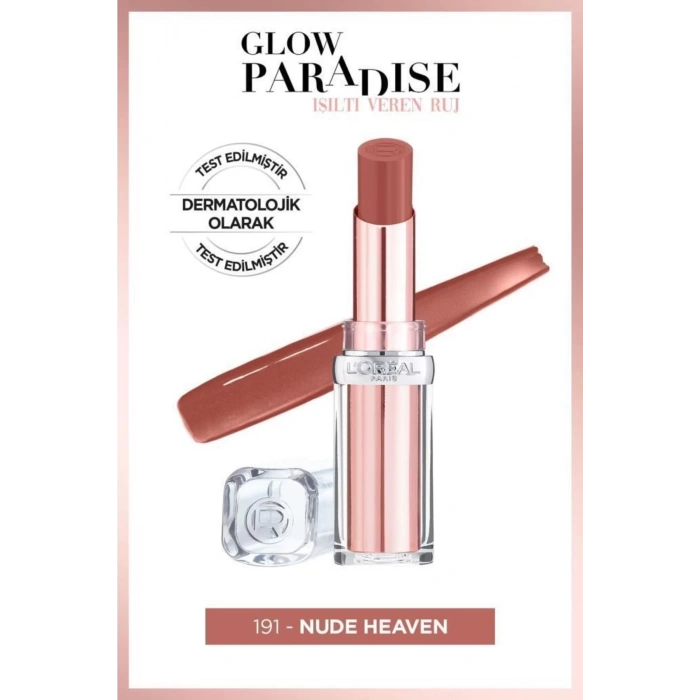 Loreal Paris Glow Paradise Balm-in-lipstick - Işıltı Veren Ruj 191 Nude Heaven