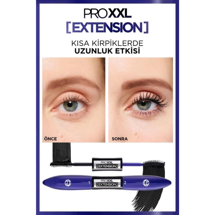 Loreal Paris Pro XXL Extension Çift Taraflı Maskara - Uzunluk Etkisi