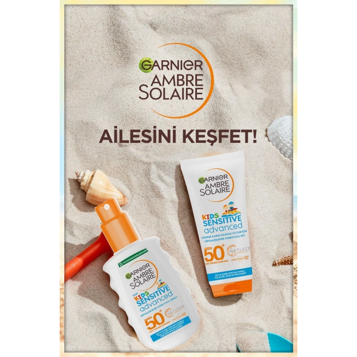 Garnier Ambre Solaire Sensitive Advanced Çocuk Hipoalerjenik Güneş Koruyucu Sprey SPF50+ 200 ml