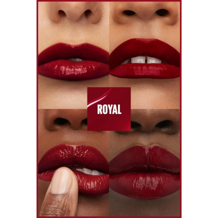 Maybelline Super Stay Vinyl Ink Uzun Süre Kalıcı Likit Parlak Ruj 55 Royal