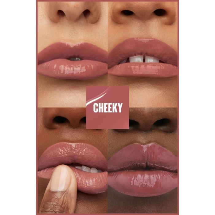 Maybelline Super Stay Vinyl Ink Uzun Süre Kalıcı Likit Parlak Ruj 35 Cheeky