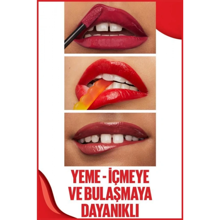 Maybelline Super Stay Vinyl Ink Uzun Süre Kalıcı Likit Parlak Ruj 20 Coy
