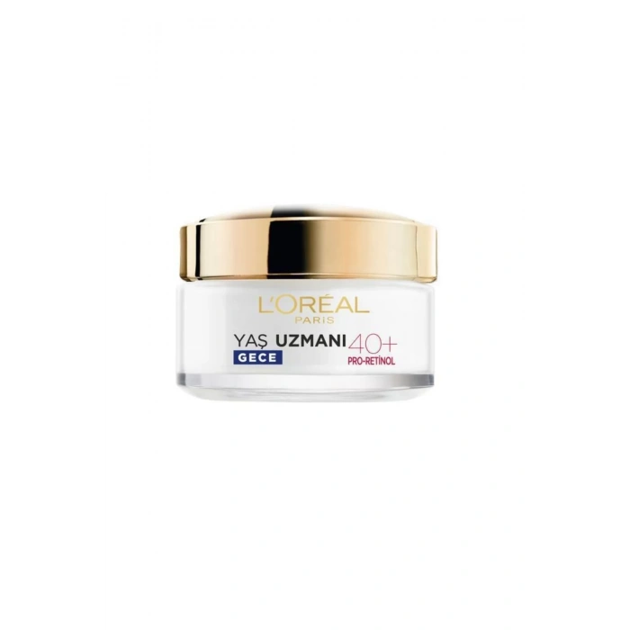 Loreal Paris Yaş Uzmanı 40+ Kırışıklık Karşıtı Sıkılaştırıcı Gece Kremi 50 ml