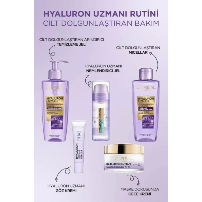 Loreal Paris Hyaluron Uzmanı Nemlendirici Jel 50 ml