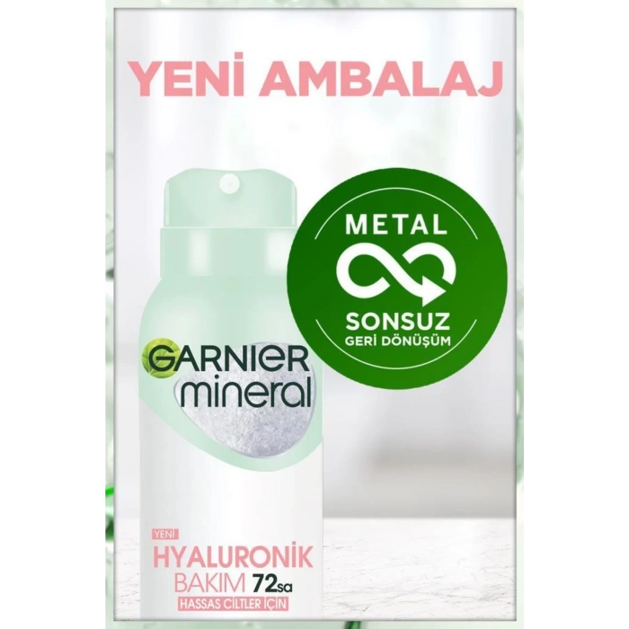 Mineral Hyaluronik Bakım Sprey Deodorant
