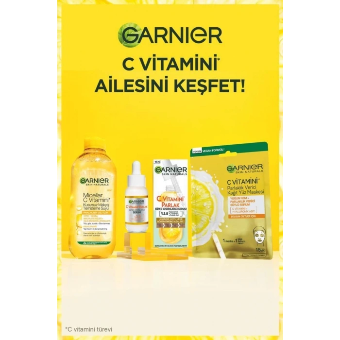 Garnier Micellar C Vitamini Kusursuz Makyaj Temizleme Suyu 400 ml