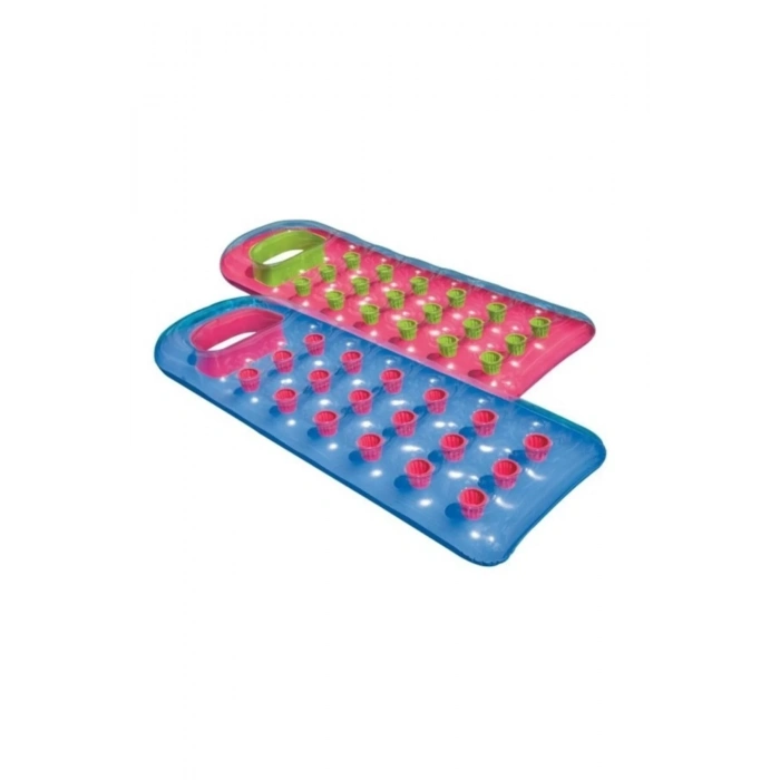 intex Bardaklı Mavi Kırmızı Yatak 188x71 cm Idy89895