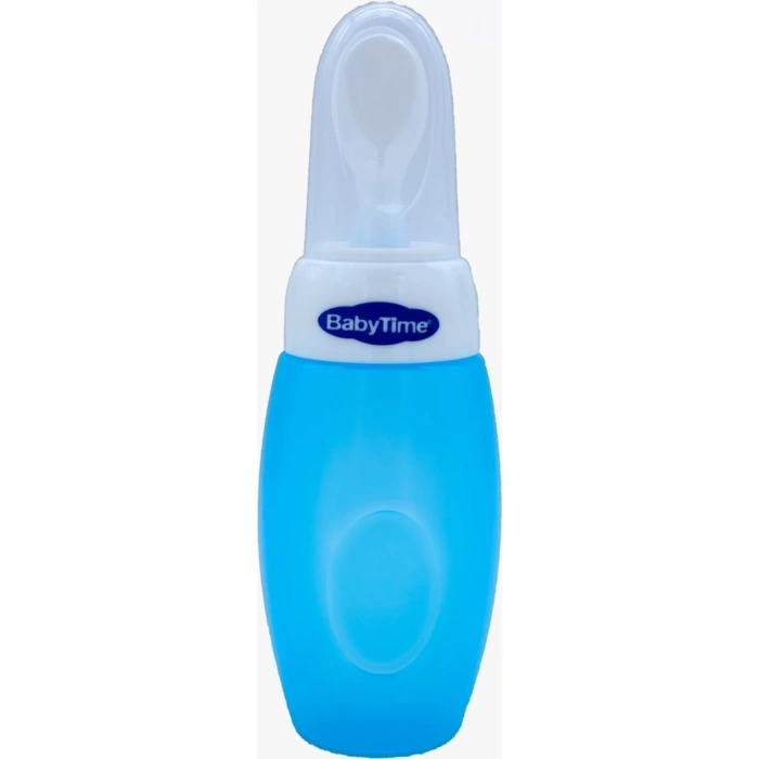 Babytime Kaşıklı Biberon Mavi 225 ml