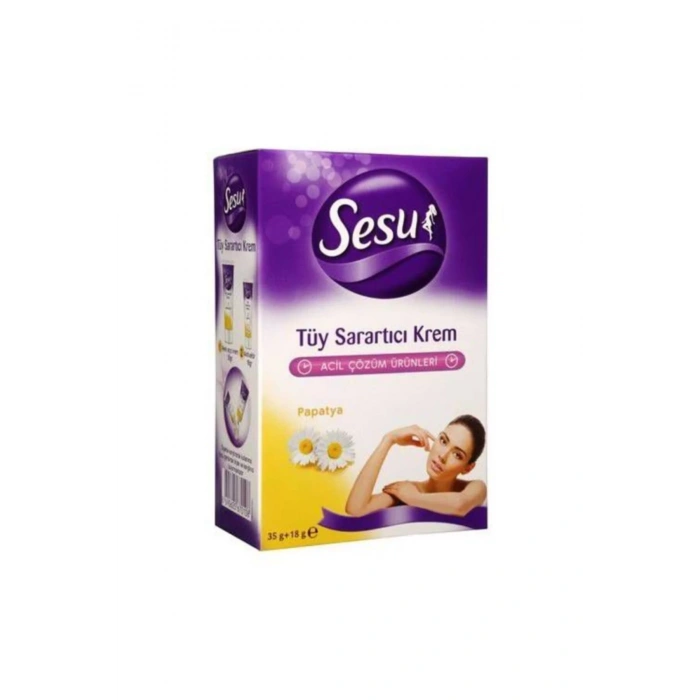 Sesu Tüy Sarartıcı Krem 35+18 gr