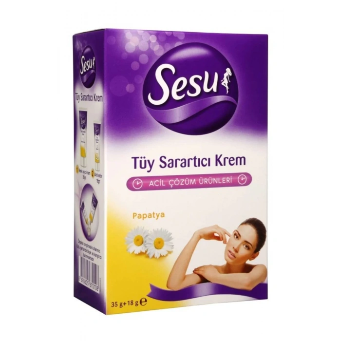 Sesu Tüy Sarartıcı Krem 35 gr + 18 gr