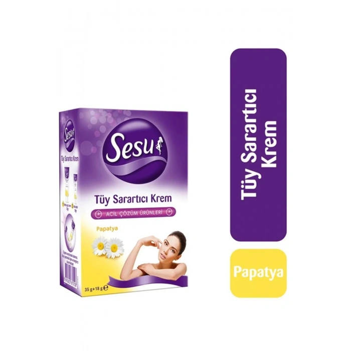 Sesu Tüy Sarartıcı Krem 35 gr + 18 gr