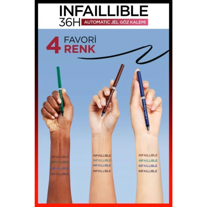 Loreal Paris Infaillible Automatic Jel Göz Kalemi - Kahverengi