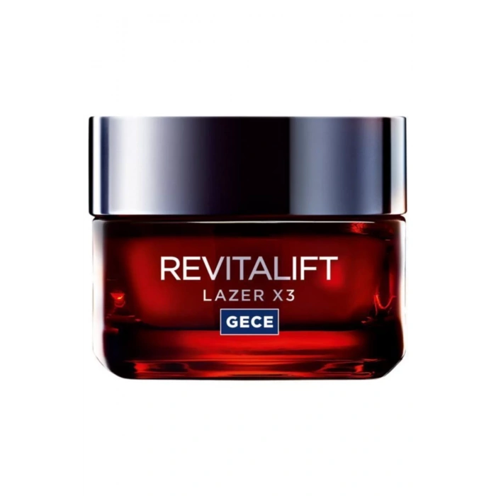 Loreal Paris Revitalift Lazer X3 Yaşlanma Karşıtı Gece Kremi 50 ml