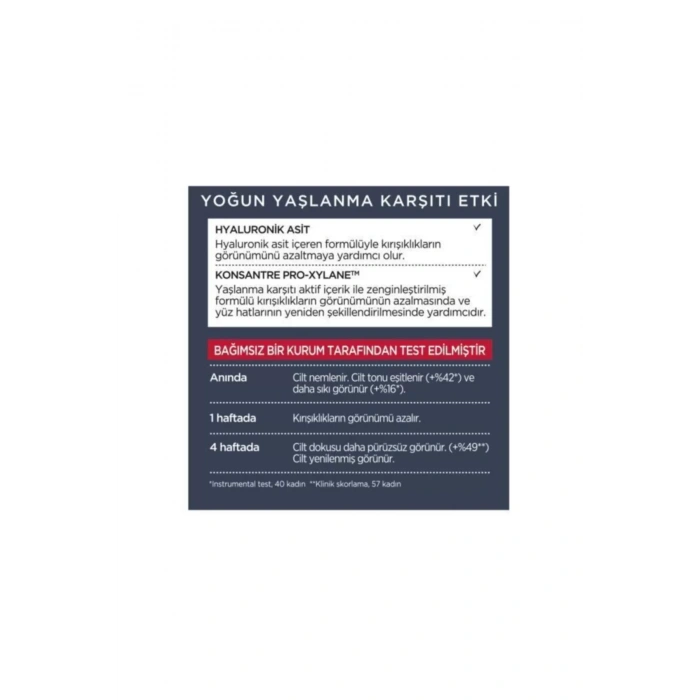 Loreal Paris Revitalift Lazer X3 Yaşlanma Karşıtı Gece Kremi 50 ml