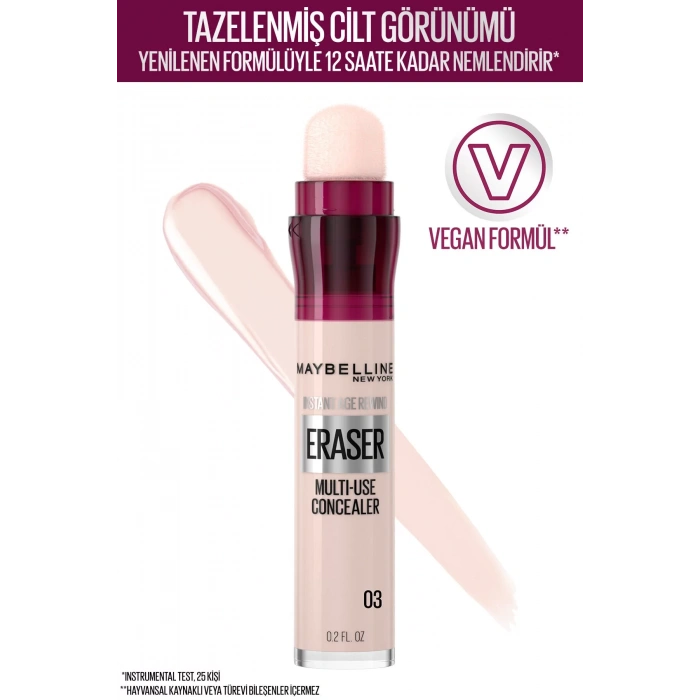 Maybelline New York Instant Anti Age Eraser Kapatıcı - 03 Fair