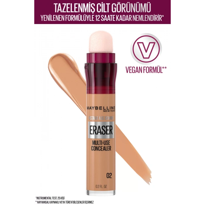 Maybelline New York Instant Anti Age Eraser Kapatıcı - 02 Nude