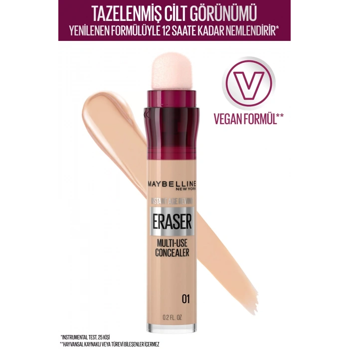 Maybelline New York Instant Anti Age Eraser Kapatıcı - 01 Light