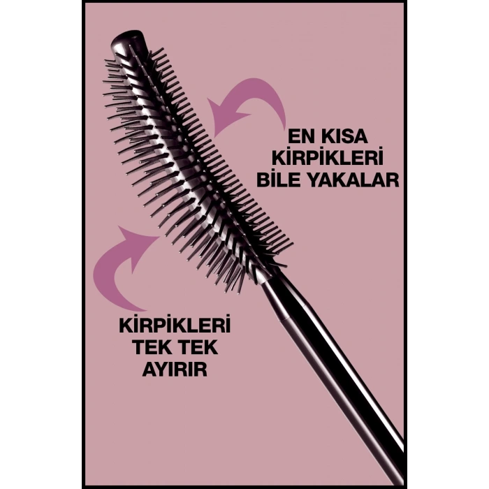 Maybelline New York Lash Sensational Yelpaze Etkili Intense Black Maskara - Ekstra Siyah