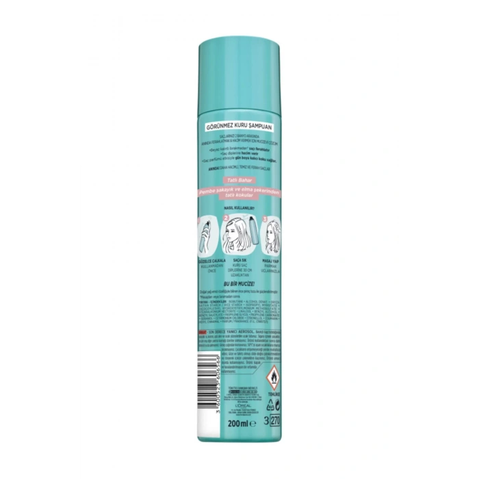 Loreal Paris Görünmez Kuru Şampuan - Magic Shampoo 200 ml Tatlı Bahar