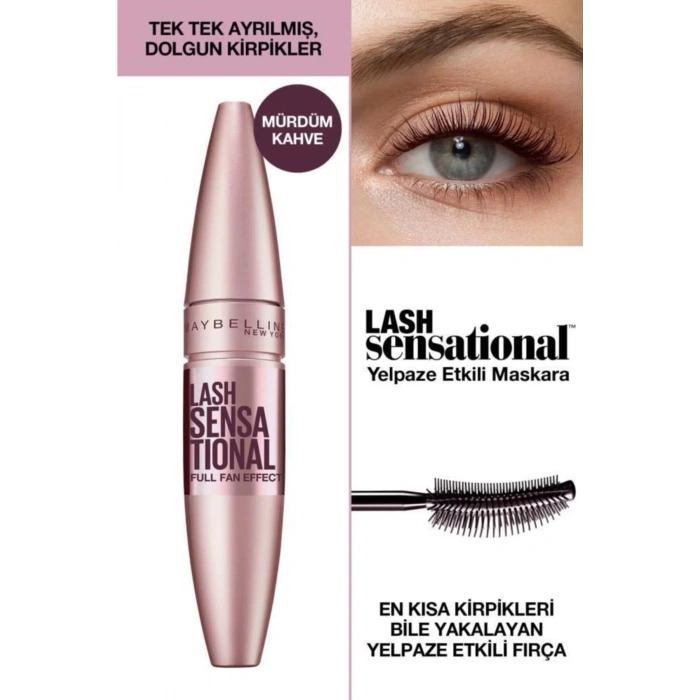 Maybelline New York Lash Sensational Maskara - Burgundy Brown