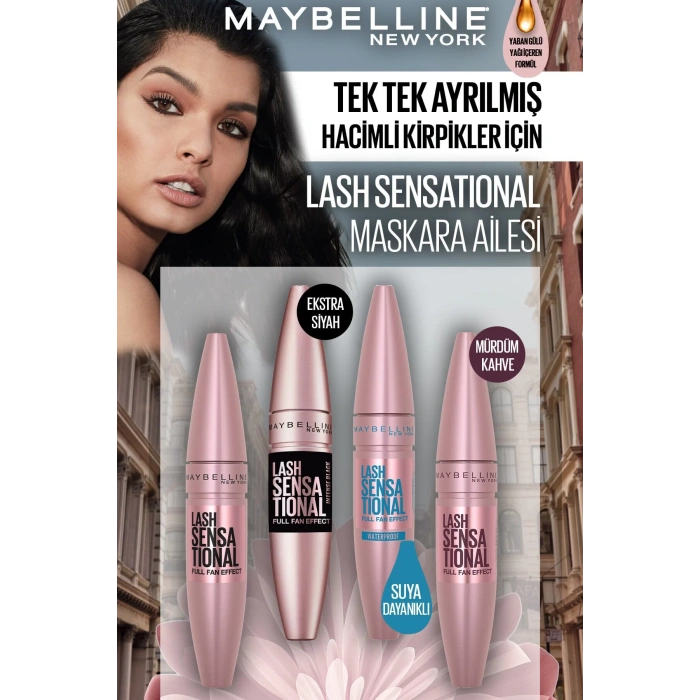 Maybelline New York Lash Sensational Maskara - Burgundy Brown