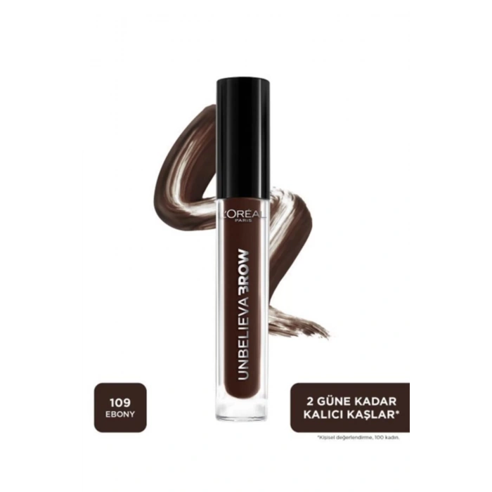 Loreal Paris Unbelieva Brow Uzun Süre Kalıcı Kaş Jeli - 109 Ebony