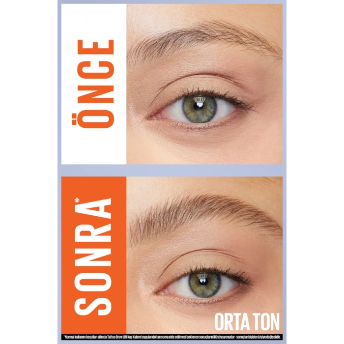 Maybelline New York Kaş Kalemi Tattoo Brow Lift Stick 03 Medium Brown