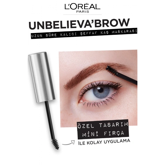 Loreal Paris Unbelieva Brow Uzun Süre Kalıcı Şeffaf Kaş Maskarası