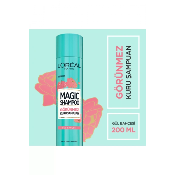 Loreal Paris Görünmez Kuru Şampuan - Magic Shampoo 200 ml Gül Bahçesi