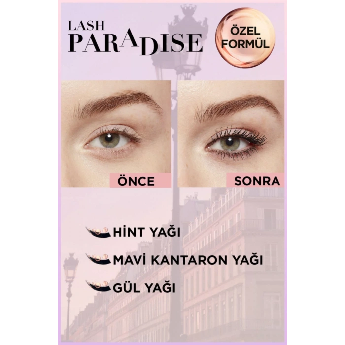 Loreal Paris Lash Paradise Intense Black Ekstra Siyah Maskara Loreal