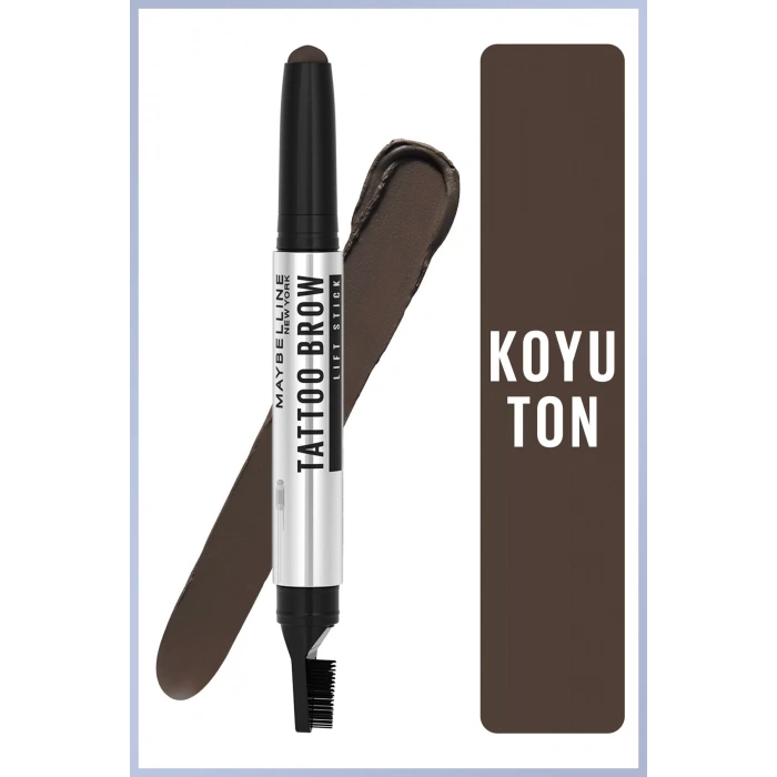 Maybelline New York Kaş Kalemi Tattoo Brow Lift Stick 04 Deep Brown