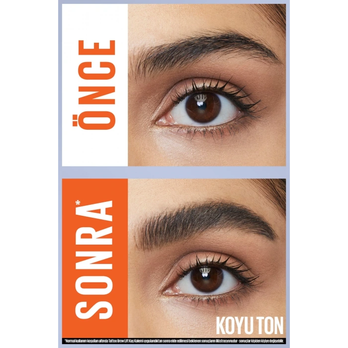Maybelline New York Kaş Kalemi Tattoo Brow Lift Stick 04 Deep Brown
