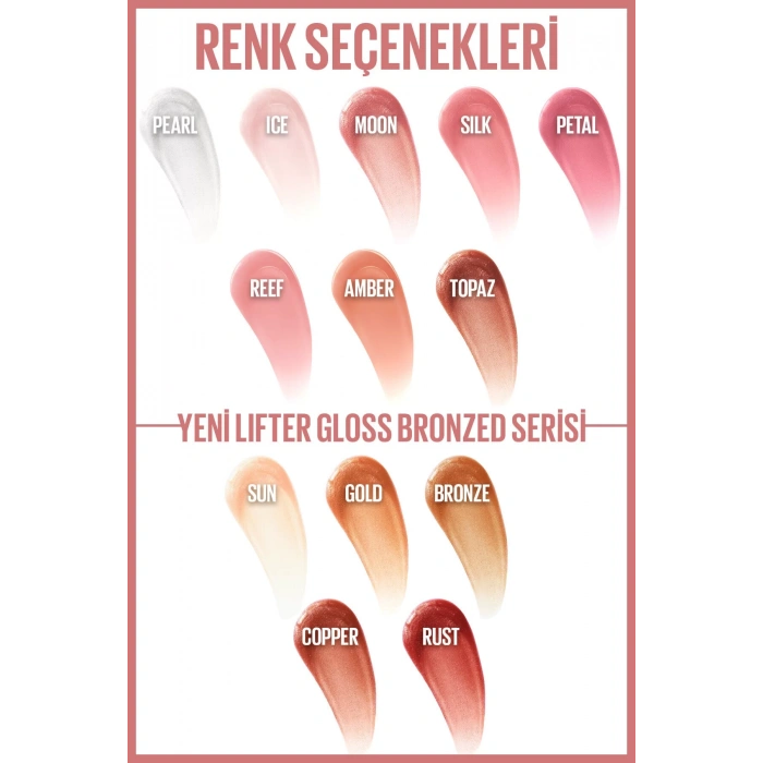 Maybelline New York Lifter Gloss Nemlendirici Dudak Parlatıcısı - 003 Moon