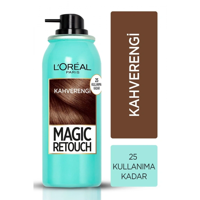Loreal Paris Beyaz Saçlar için Kapatıcı Kahverengi Saç Spreyi 75 ml Loreal