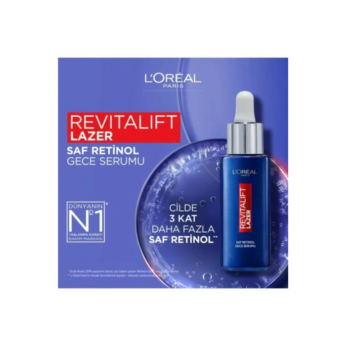 Loreal Paris Revitalift Lazer Saf Retinol Gece Serumu 30 ml Loreal