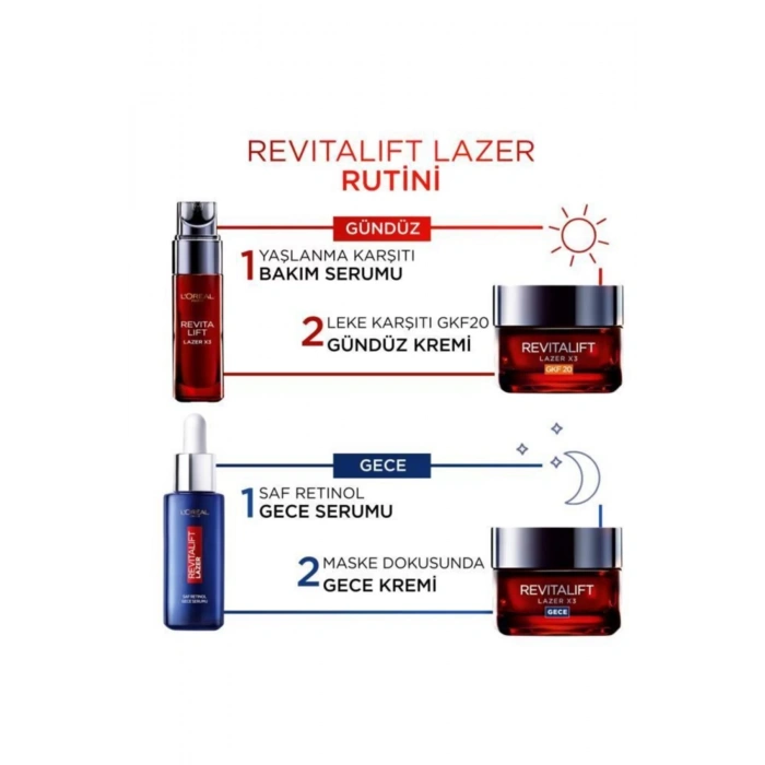 Loreal Paris Revitalift Lazer Saf Retinol Gece Serumu 30 ml Loreal